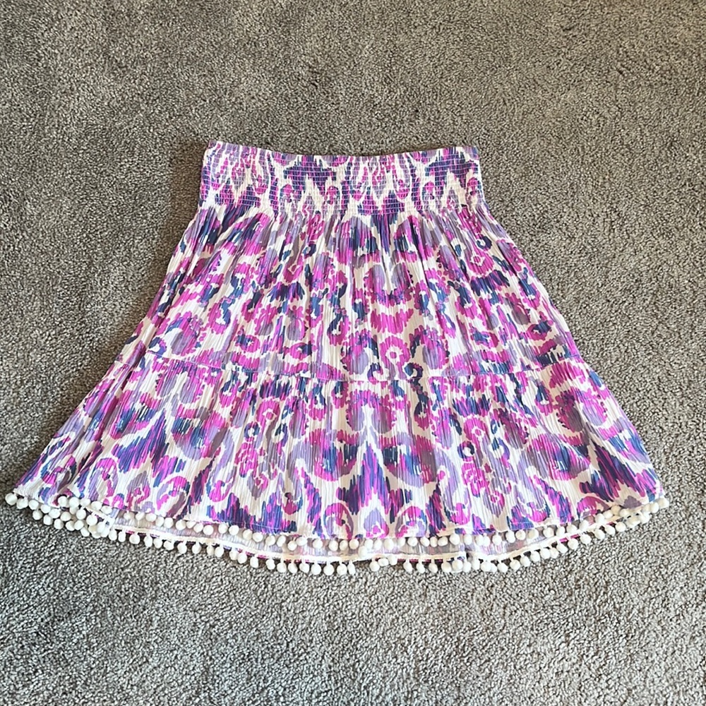 Lilly Pulitzer Evelyn skirt amethyst beach bathers size xs
